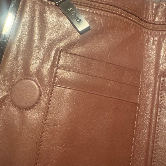 Elegant Tan Leather Clutch